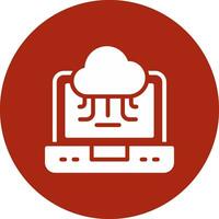 Cloud Service Creative Icon Design vector