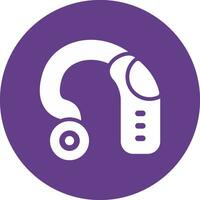 Hearing Aid Creative Icon Design vector