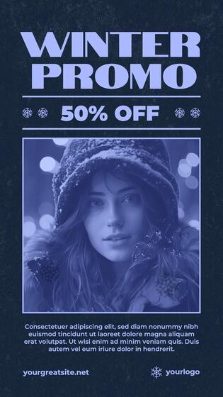 Winter Promotion Instagram Story