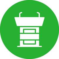 Line Circle Multicolor vector