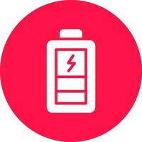 Charging Battery Creative Icon Design vector