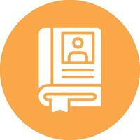 Closed Book Creative Icon Design vector