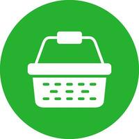 Picnic Basket Creative Icon Design vector