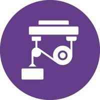 Pulley Creative Icon Design vector