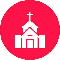 diseño de icono creativo de iglesia vector