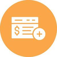 Bank Account Creative Icon Design vector