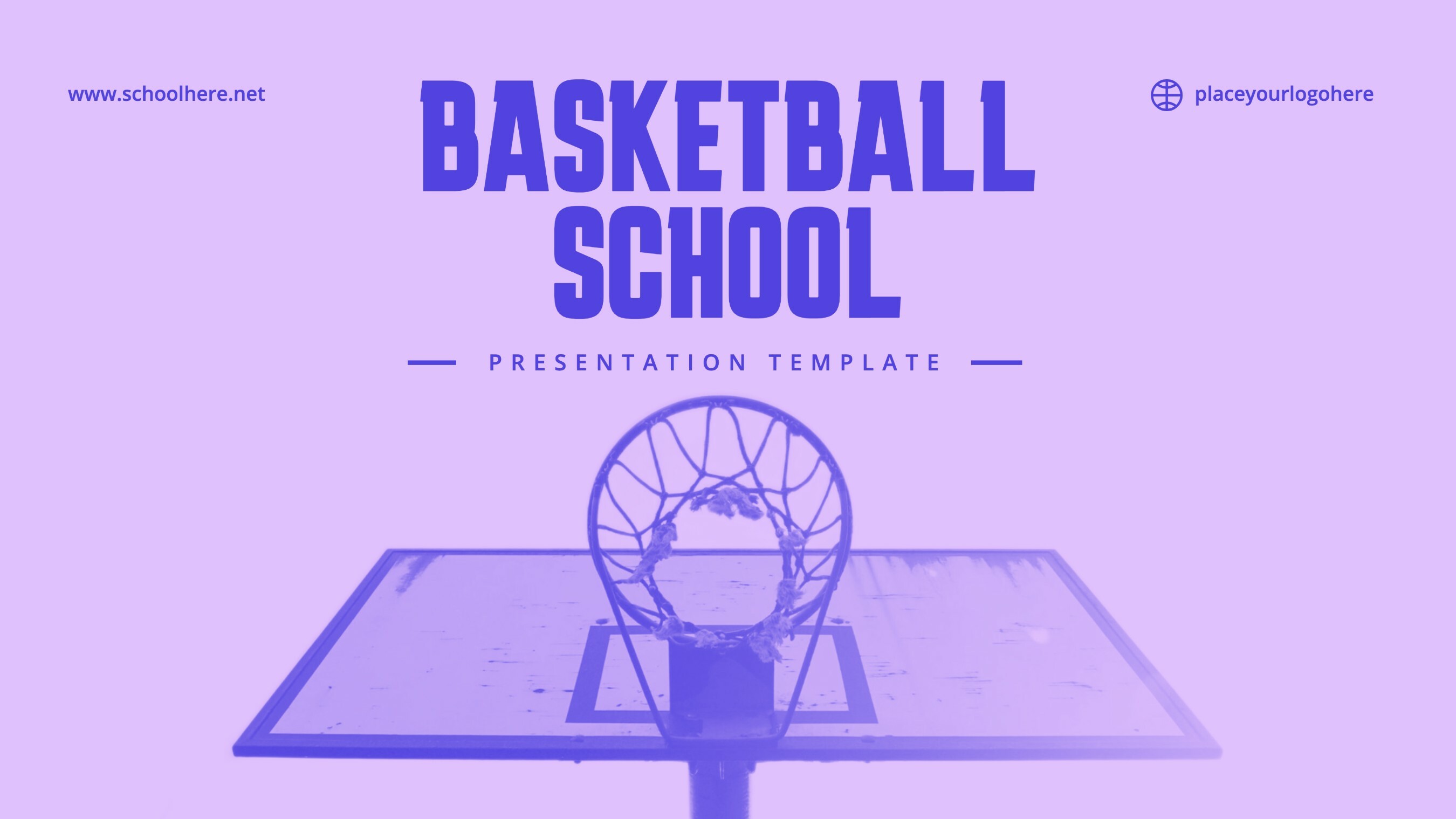 Basketball School Presentation Template