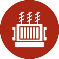 Power Transformer Creative Icon Design vector