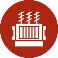 Power Transformer Creative Icon Design vector