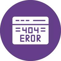Diseño de icono creativo de error 404 vector