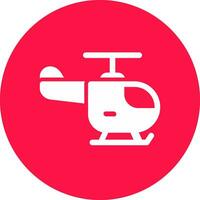 Helicopter Creative Icon Design vector