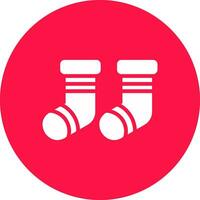 bebé calcetines creativo icono diseño vector
