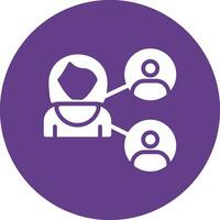 Team Network Creative Icon Design vector
