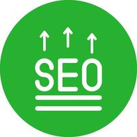 diseño de icono creativo seo vector