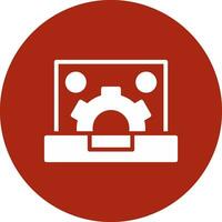 Content Management System Creative Icon Design vector