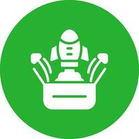 Think Out Of The Box Creative Icon Design vector