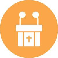 Pulpit Creative Icon Design vector