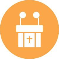 Pulpit Creative Icon Design vector