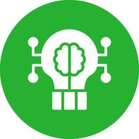 Deep Learning Creative Icon Design vector