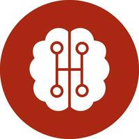 Humanoid Robot Creative Icon Design vector
