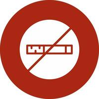 No Smoking Creative Icon Design vector