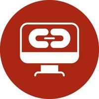 Link Creative Icon Design vector