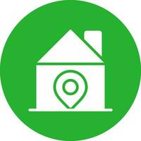 Home Location Creative Icon Design vector