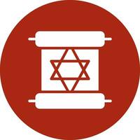 Scroll torah Creative Icon Design vector