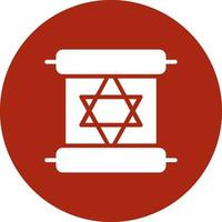 Scroll torah Creative Icon Design vector