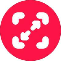 Line Circle Multicolor vector