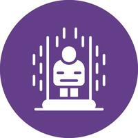 Teleportation Creative Icon Design vector