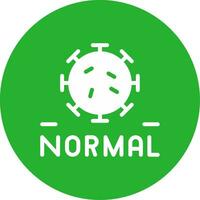 New Normal Creative Icon Design vector