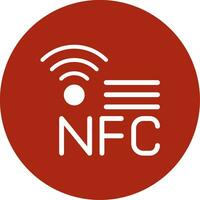 NFC Creative Icon Design vector