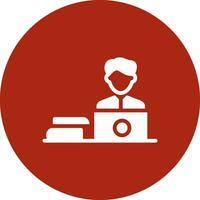 Freelancer Male Creative Icon Design vector