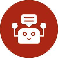 Chatbot Creative Icon Design vector