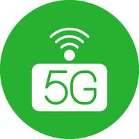 5G Network Creative Icon Design vector