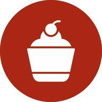 Cupcake Creative Icon Design vector