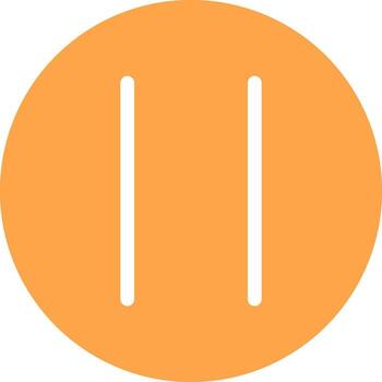 Pause Creative Icon Design vector