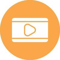 Video Play Creative Icon Design vector