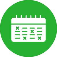 Schedule Creative Icon Design vector