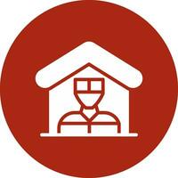 Mortgage Fraud Creative Icon Design vector