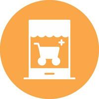 personalizado web Tienda creativo icono diseño vector