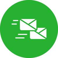 Mass Mailing Creative Icon Design vector