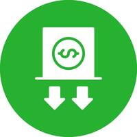Deposit Creative Icon Design vector