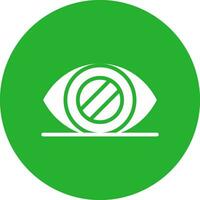 Glaucoma Creative Icon Design vector