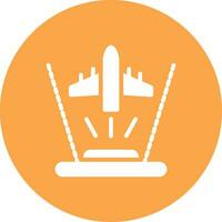 Ar Flight Training Creative Icon Design vector