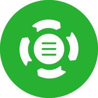 Circle Arrow Process Creative Icon Design vector