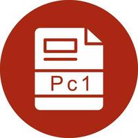 PC1 Creative Icon Design vector