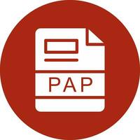 PAP Creative Icon Design vector