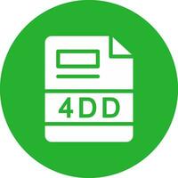 4DD Creative Icon Design vector